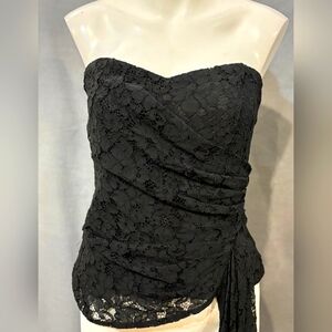 Anthropologie Black Blouse Elegant Top